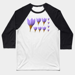 Crocus rujanensis Baseball T-Shirt